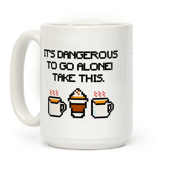 It's Dangerous To Go Alone Take This Pumpkin Parody Coffee Mug It's Dangerous To Go Alone Take This Pumpkin Parody Coffee Mug