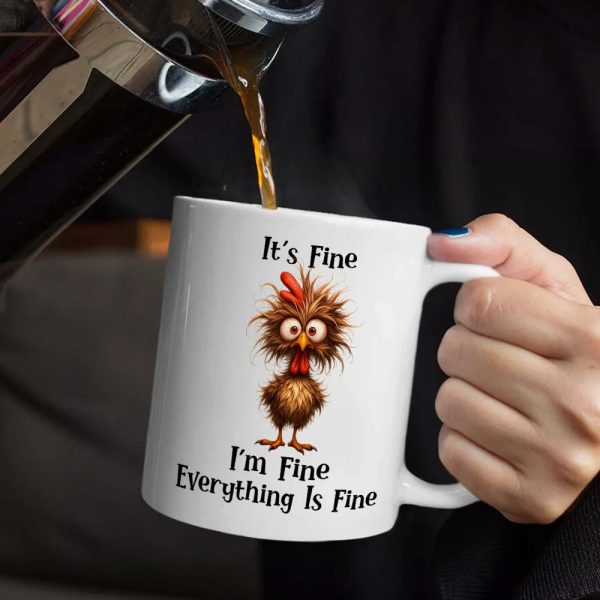 It's Fine I'm Fine Everything Is Fine - Personalized Mug It's Fine I'm Fine Everything Is Fine - Personalized Mug