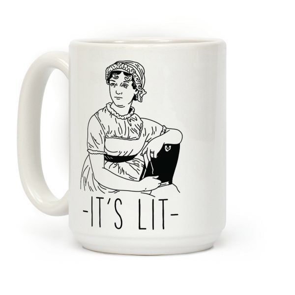It's Lit Jane Austen Coffee Mug It's Lit Jane Austen Coffee Mug
