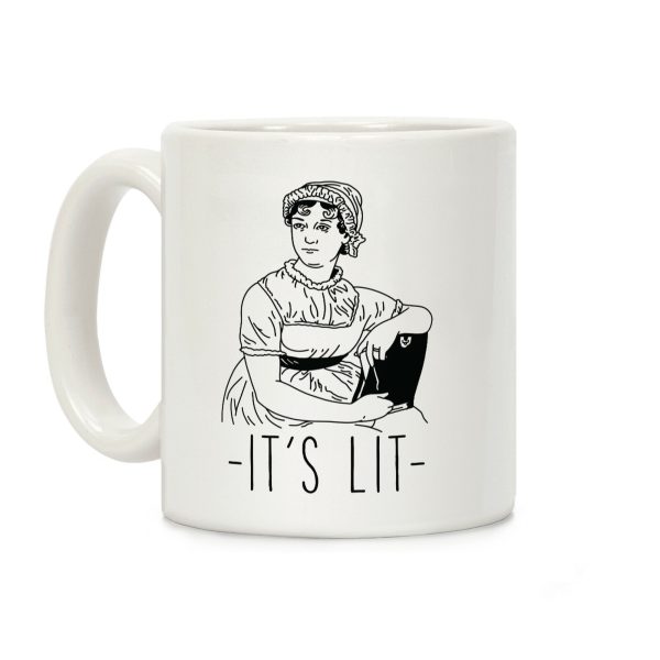 It's Lit Jane Austen Coffee Mug It's Lit Jane Austen Coffee Mug