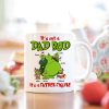 It'S Not A Dad Bod It'S A Father Figure, Gift For Dad, Personalized Mug, Green Dad And Kid Mug, Christmas Gift 04QHHN281123