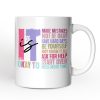 It's Okay To Mental Health Personalized Mug, Inspirational Self-Care Gift with Custom Name and Positive Affirmations