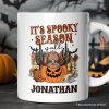 It's Spooky Season Y'all Personalized Mug, Funny Western Halloween Gift with Custom Name It's Spooky Season Y'all Personalized Mug, Funny Western Halloween Gift with Custom Name