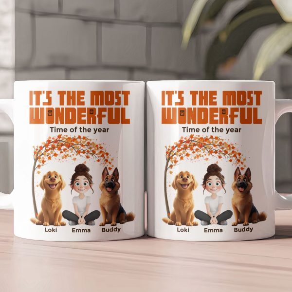 It's The Most Wonderful Time Of The Year Autumn - Personalized Mug It's The Most Wonderful Time Of The Year Autumn - Personalized Mug