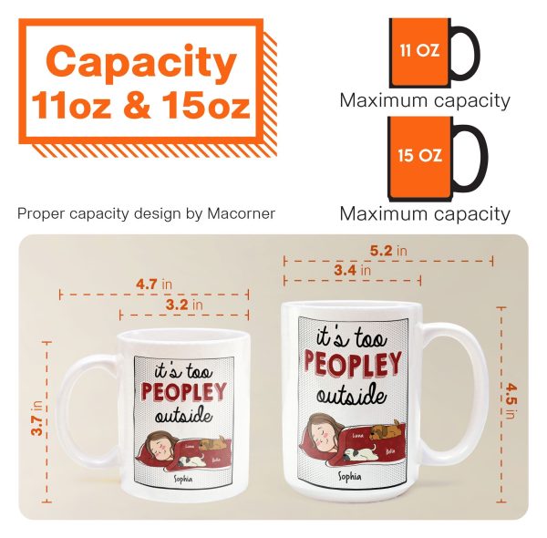 It's Too Peopley Outside - New Version - Personalized Mug It's Too Peopley Outside - New Version - Personalized Mug
