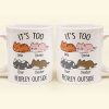 It's Too Peopley Outside - Personalized Mug It's Too Peopley Outside - Personalized Mug