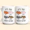 It's Too Peopley Outside - Personalized Mug It's Too Peopley Outside - Personalized Mug