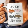 It's Too Peopley Outside - Personalized Mug It's Too Peopley Outside - Personalized Mug
