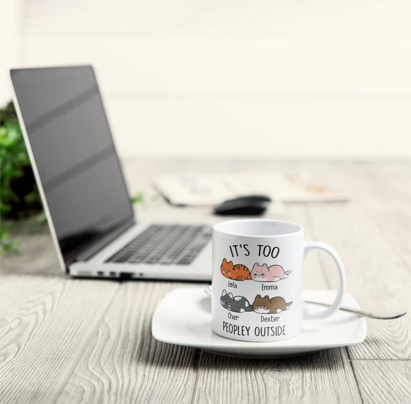 It's Too Peopley Outside - Personalized Mug It's Too Peopley Outside - Personalized Mug