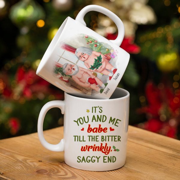 It's You And Me Babe, Couple Gift, Personalized Mug, Funny Old Couple Mug, Christmas Gift It's You And Me Babe, Couple Gift, Personalized Mug, Funny Old Couple Mug, Christmas Gift
