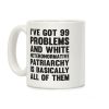 I've Got 99 Problems And White Heteronormative Patriarchy Is Basically All Of Them Coffee Mug I've Got 99 Problems And White Heteronormative Patriarchy Is Basically All Of Them Coffee Mug