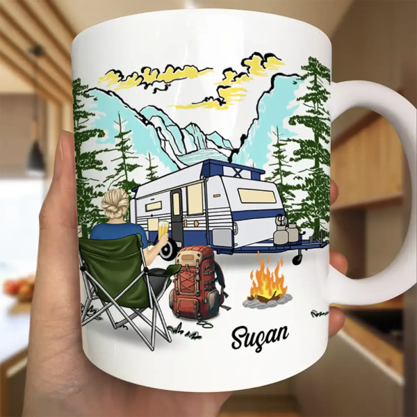 Iwishabish Woods Camping - Personalized Mug Iwishabish Woods Camping - Personalized Mug