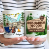 Iwishabish Woods Camping - Personalized Mug Iwishabish Woods Camping - Personalized Mug