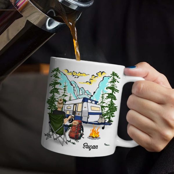 Iwishabish Woods Camping - Personalized Mug Iwishabish Woods Camping - Personalized Mug