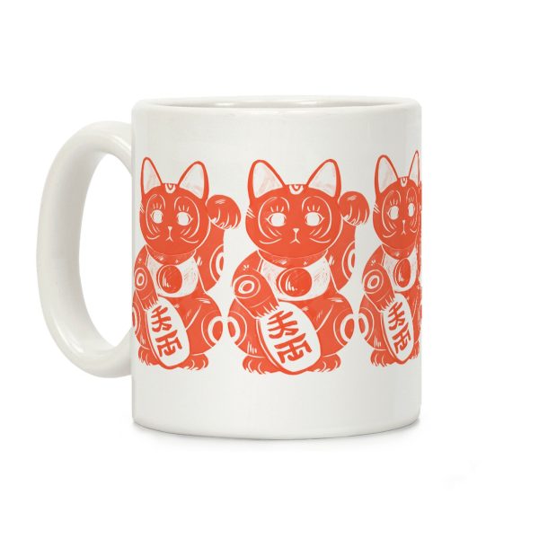 Japanese Lucky Cat Coffee Mug Japanese Lucky Cat Coffee Mug