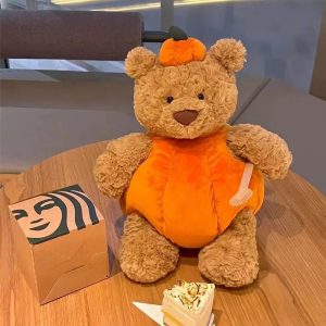Jellycat Pumpkin Bear Plush Toy - Adorable Halloween Gift for Kids