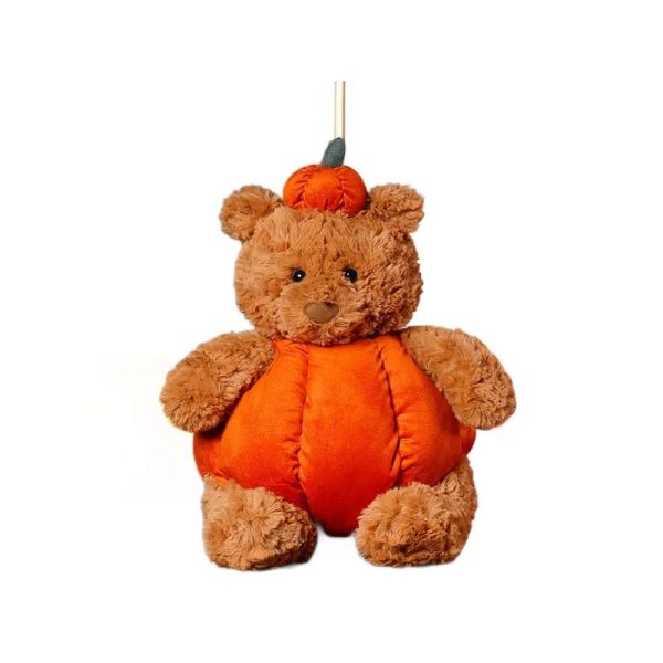 Jellycat Pumpkin Bear Plush Toy - Adorable Halloween Gift for Kids