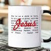 Jesus Christmas Bible Verse Mug, Isaiah 9:6 Gift for Faithful Believers Jesus Christmas Bible Verse Mug, Isaiah 9:6 Gift for Faithful Believers