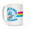 Jesus Is Queer, He Loves Everybody Coffee Mug Jesus Is Queer, He Loves Everybody Coffee Mug