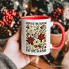 Jesus Is the Reason for the Season Floral Christmas Personalized Mug, Holiday Christian Gift with Custom Name Jesus Is the Reason for the Season Floral Christmas Personalized Mug, Holiday Christian Gift with Custom Name
