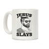 Jesus Slays Coffee Mug Jesus Slays Coffee Mug