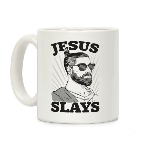 Jesus Slays Coffee Mug Jesus Slays Coffee Mug