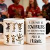 Job Made Us Coworkers But Our Potty Mouth Made Us Friends - Personalized Mug - Funny Christmas Gift for Work Besties Job Made Us Coworkers But Our Potty Mouth Made Us Friends - Personalized Mug - Funny Christmas Gift for Work Besties