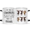 Job Made Us Coworkers But Our Potty Mouth Made Us Friends - Personalized Mug - Funny Christmas Gift for Work Besties Job Made Us Coworkers But Our Potty Mouth Made Us Friends - Personalized Mug - Funny Christmas Gift for Work Besties