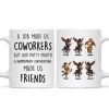 Job Made Us Coworkers But Our Potty Mouth Made Us Friends - Personalized Mug - Funny Christmas Gift for Work Besties Job Made Us Coworkers But Our Potty Mouth Made Us Friends - Personalized Mug - Funny Christmas Gift for Work Besties