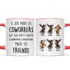 Job Made Us Coworkers But Our Potty Mouth Made Us Friends - Personalized Mug - Funny Christmas Gift for Work Besties Job Made Us Coworkers But Our Potty Mouth Made Us Friends - Personalized Mug - Funny Christmas Gift for Work Besties