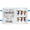Job Made Us Coworkers But Our Potty Mouth Made Us Friends - Personalized Mug - Funny Christmas Gift for Work Besties Job Made Us Coworkers But Our Potty Mouth Made Us Friends - Personalized Mug - Funny Christmas Gift for Work Besties