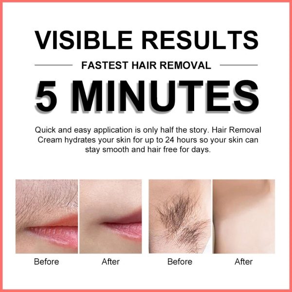 Joypretty Body & Facial Hair Removal Cream Fast, Painless Hair Removal For Smooth Skin Joypretty Body & Facial Hair Removal Cream Fast, Painless Hair Removal For Smooth Skin