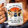 Just A Girl And Her Dogs - Unbreakable Bond - Personalized Mug Just A Girl And Her Dogs - Unbreakable Bond - Personalized Mug