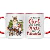 Just A Girl Boy Who Loves Dogs Cats And Christmas - Christmas Gift For Dog Lovers And Cat Lovers - Personalized Custom Accent Mug Just A Girl Boy Who Loves Dogs Cats And Christmas - Christmas Gift For Dog Lovers And Cat Lovers - Personalized Custom Accent Mug