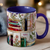Just A Girl Who Loves Books - Personalized Accent Mug - Gift For Her HH01 Just A Girl Who Loves Books - Personalized Accent Mug - Gift For Her HH01