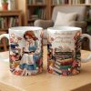 Just A Girl Who Loves Books - Personalized Ceramic Mug - Gift For Her, Book Lovers | NL122 Just A Girl Who Loves Books - Personalized Ceramic Mug - Gift For Her, Book Lovers | NL122