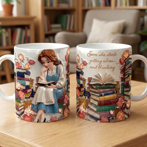 Just A Girl Who Loves Books - Personalized Ceramic Mug - Gift For Her, Book Lovers | NL122 Just A Girl Who Loves Books - Personalized Ceramic Mug - Gift For Her, Book Lovers | NL122