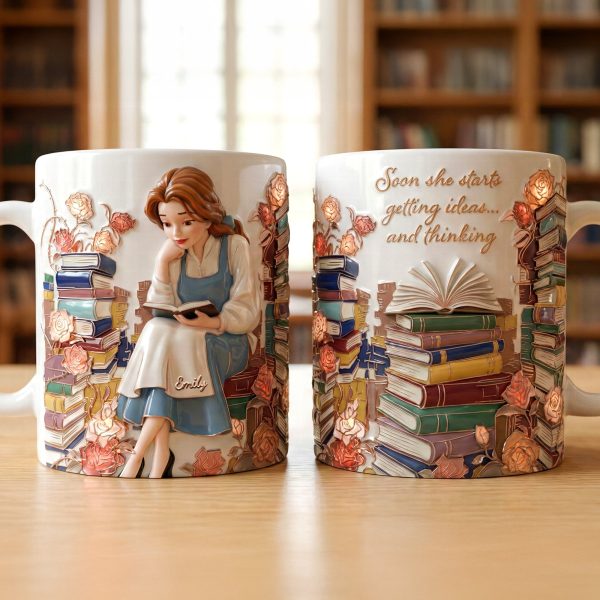 Just A Girl Who Loves Books - Personalized Ceramic Mug - Gift For Her, Book Lovers | NL122 Just A Girl Who Loves Books - Personalized Ceramic Mug - Gift For Her, Book Lovers | NL122