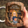 Just A Girl Who Loves Books - Personalized Mug - Gift For Daughter Just A Girl Who Loves Books - Personalized Mug - Gift For Daughter