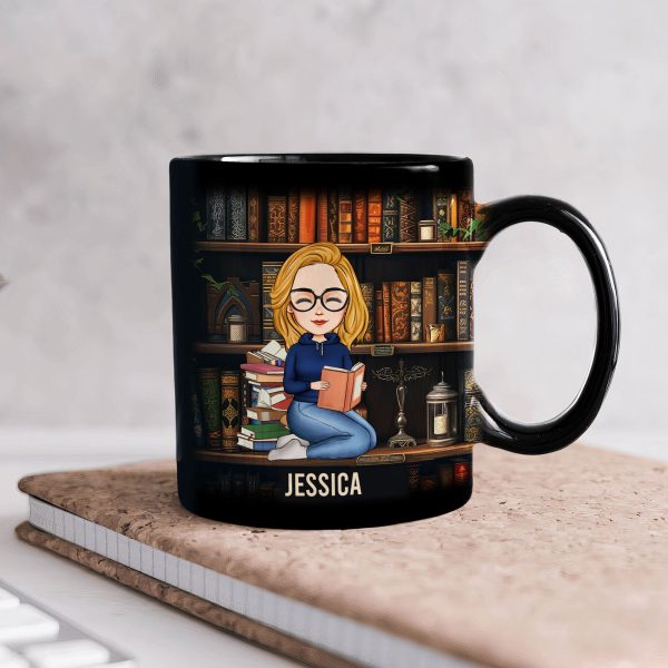 Just A Girl Who Loves Books - Personalized Mug Just A Girl Who Loves Books - Personalized Mug