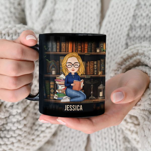 Just A Girl Who Loves Books - Personalized Mug Just A Girl Who Loves Books - Personalized Mug