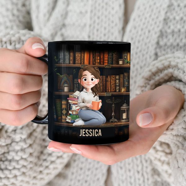 Just A Girl Who Loves Books - Personalized Mug | CLB1 Just A Girl Who Loves Books - Personalized Mug | CLB1
