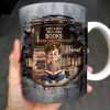 Just A Girl Who Loves Books And Reading - Personalized Custom Coffee Mug - BLV060_MG