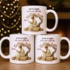 Just A Girl Who Loves Books And Sakura Tree - Personalized Custom Coffee Mug - BLV018_MG Just A Girl Who Loves Books And Sakura Tree - Personalized Custom Coffee Mug - BLV018_MG