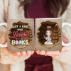 Just A Girl Who Loves Books Personalized 3D Effect Mug Gift For Books Lover CH07 896518 Just A Girl Who Loves Books Personalized 3D Effect Mug Gift For Books Lover CH07 896518
