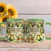 Just A Girl Who Loves Frogs - Personalized Accent Mug - Gift For Her HH01 Just A Girl Who Loves Frogs - Personalized Accent Mug - Gift For Her HH01