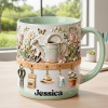 Just A Girl Who Loves Gardening - Personalized Accent Mug - Gifts For Garden Lovers HH01 Just A Girl Who Loves Gardening - Personalized Accent Mug - Gifts For Garden Lovers HH01