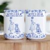 Just A Girl Who Loves Her Dogs Toile De Jouy - Personalized Mug Just A Girl Who Loves Her Dogs Toile De Jouy - Personalized Mug