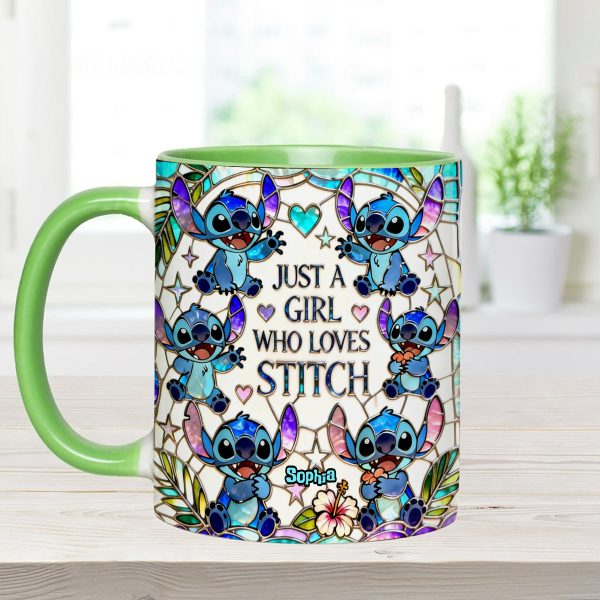 Just A Girl Who Loves Sti - Personalized Accent Mug - Gift For Her, Movie Fans HH01 Just A Girl Who Loves Sti - Personalized Accent Mug - Gift For Her, Movie Fans HH01