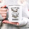 Just a Love Goose Quirky Valentine Personalized Mug, Sarcastic Funny Gift with Custom Name Just a Love Goose Quirky Valentine Personalized Mug, Sarcastic Funny Gift with Custom Name